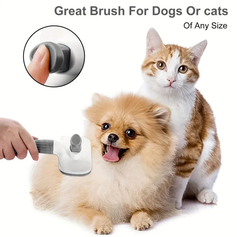 2-in-1 Pet Grooming Massaging Brush