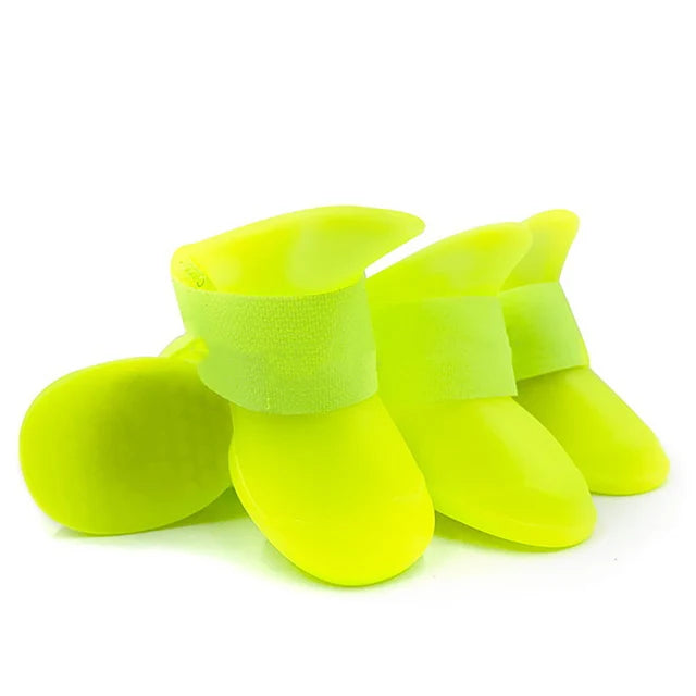 Pet 4Pcs Water Proof Rain Boots