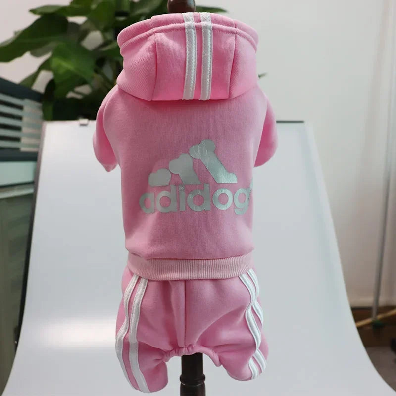 Pet "Adidog" Hooded Outfit