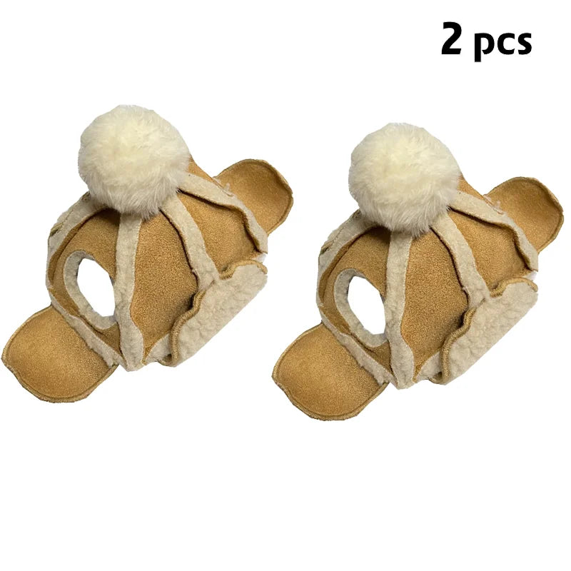 Pet Ear-popping adjustable Warm Hat
