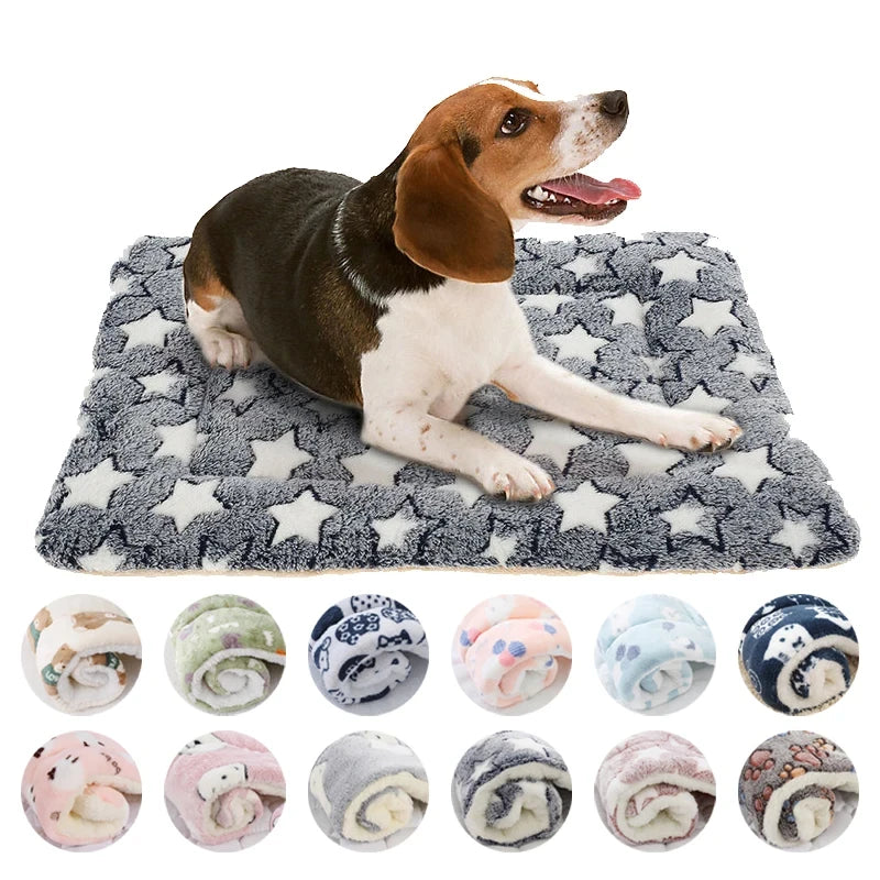 Flannel  Sleeping Mat  for Small Large Dog