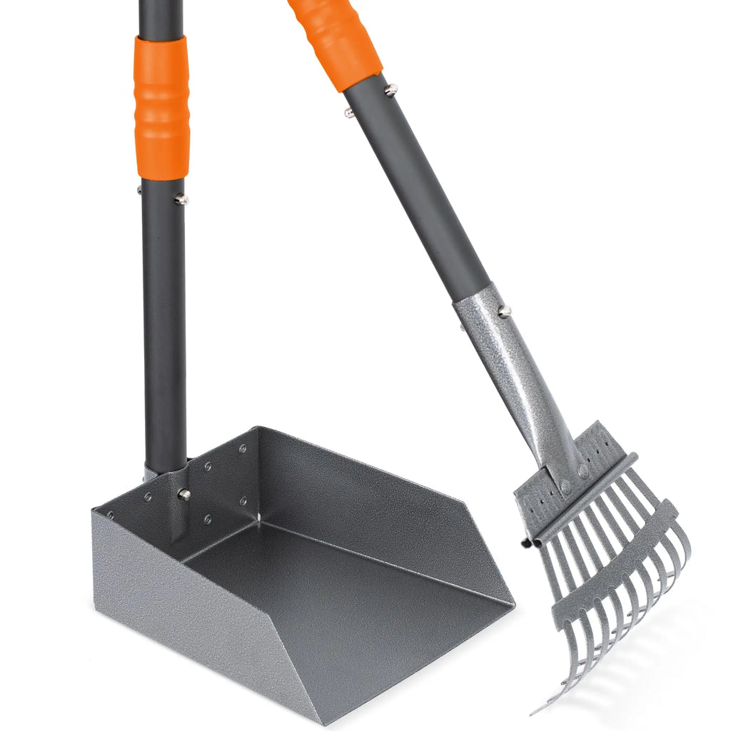 Pet Pooper Scooper, Tray and Rake Set