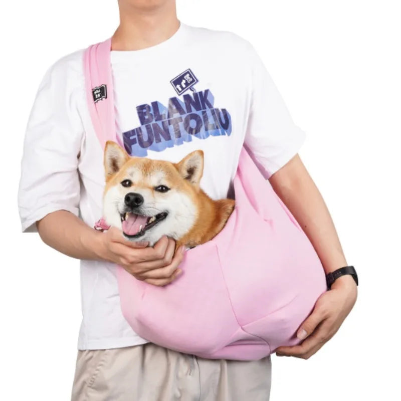 Pet Crossbody breathable folding portable bag