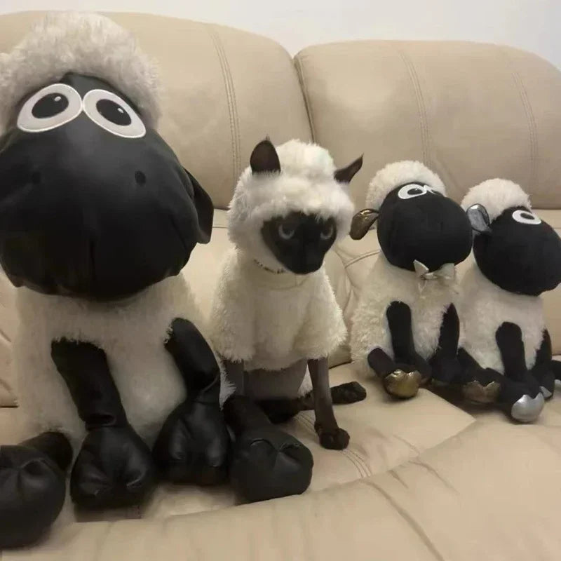 Pet Winter Warm Four-legged Pullover Lamb