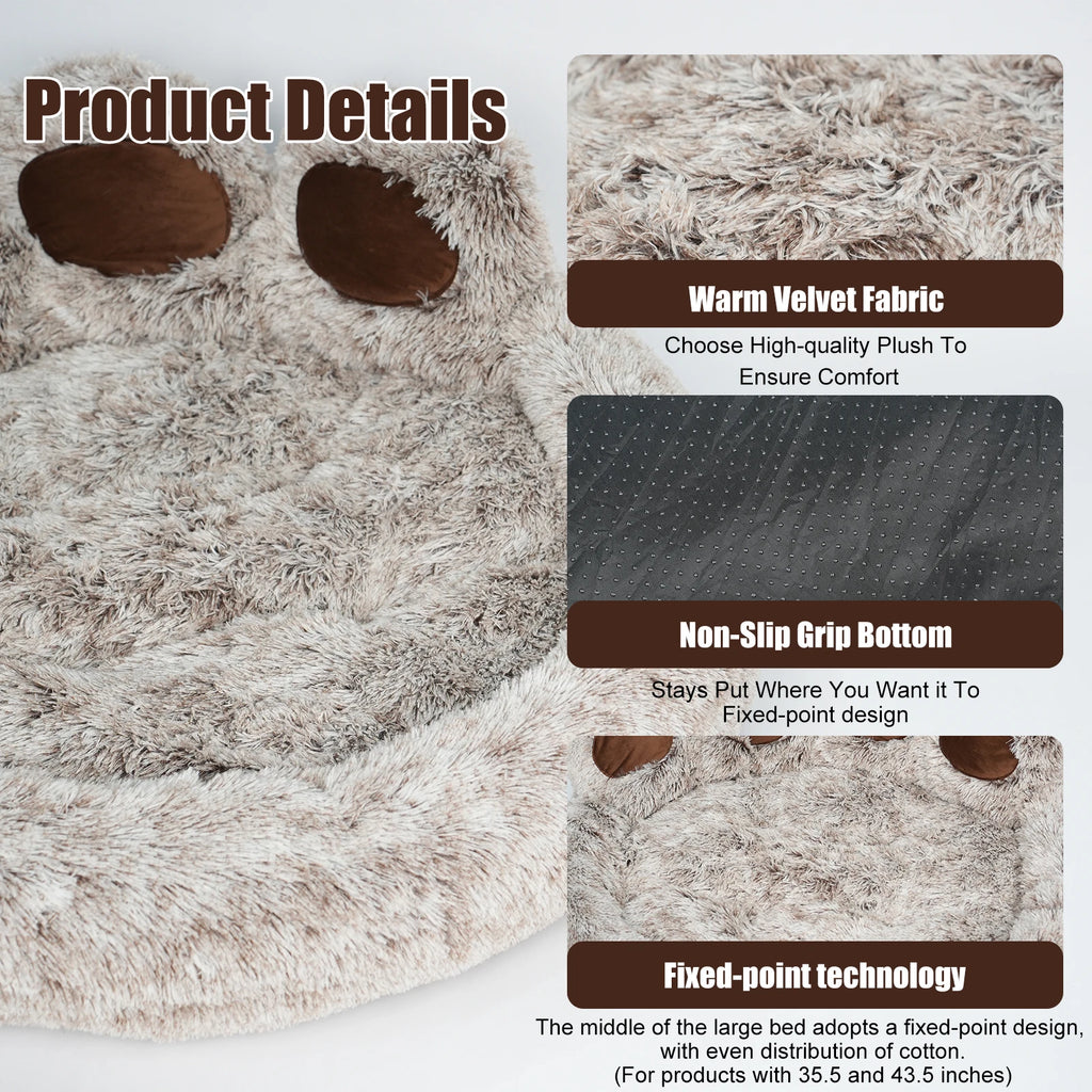 Round Plush Pet Bed