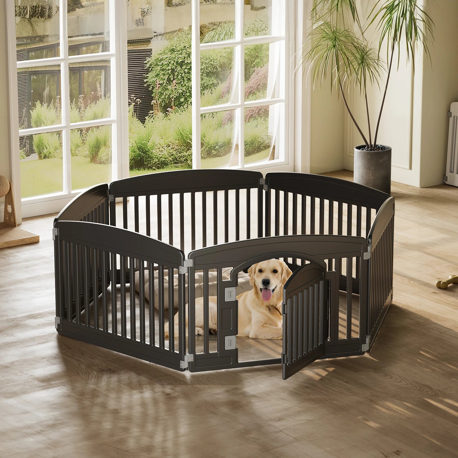 Pet Playpen 6 Panel 24IN Expandable Pen