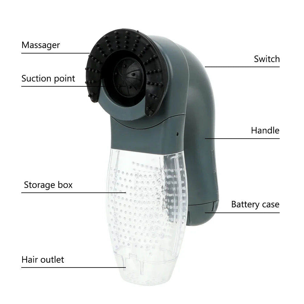 Pet Electric Vacuum Hair Remover Massager