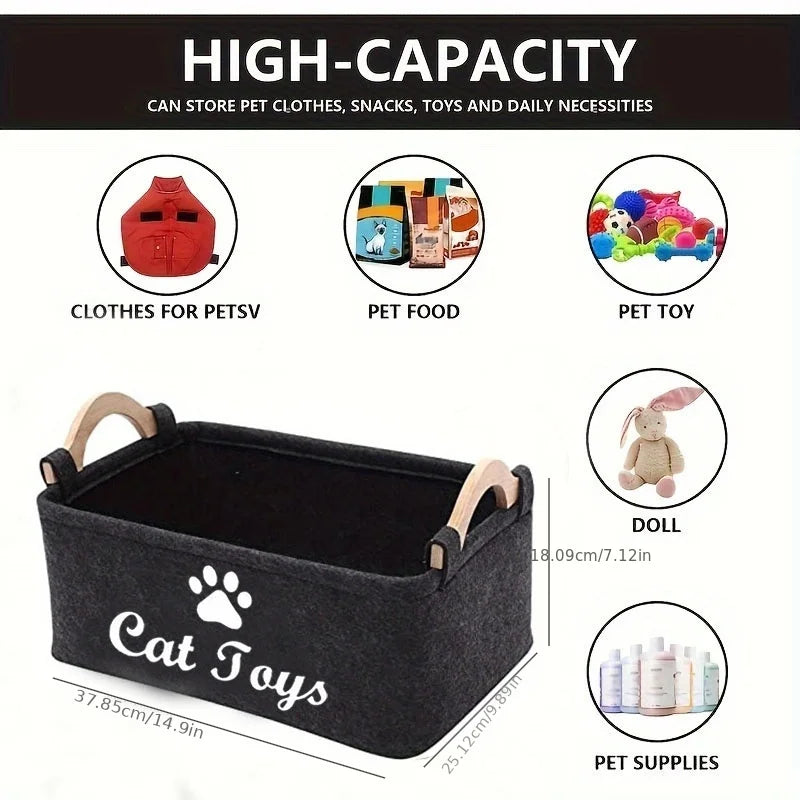Pet Stylish Organizer Storage Basket