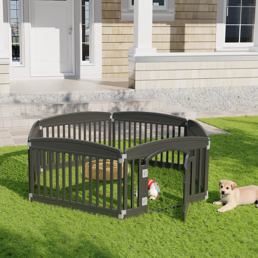 Pet Playpen 6 Panel 24IN Expandable Pen