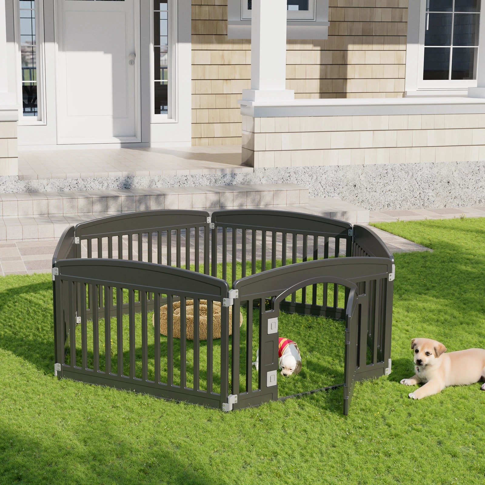 Pet Playpen 6 Panel 24IN Expandable Pen