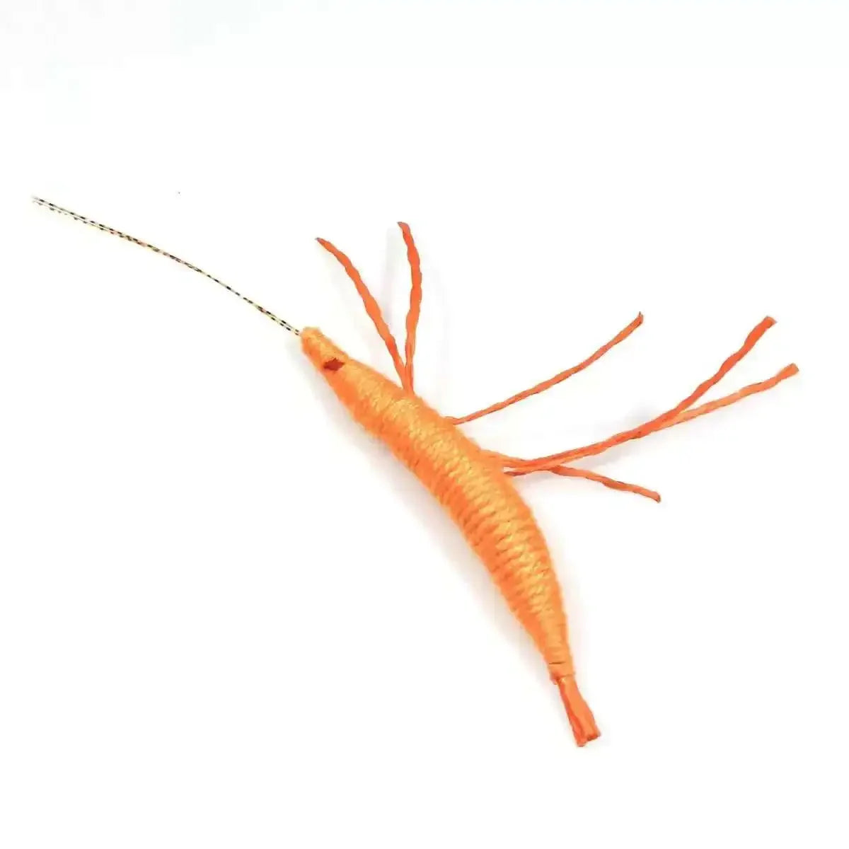 Cat Simulated wool shrimp toy containing catnip