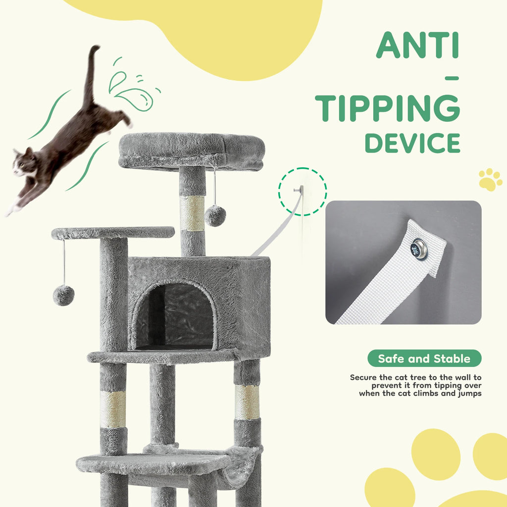 Cat Tree Tall Multi Climbing Tower