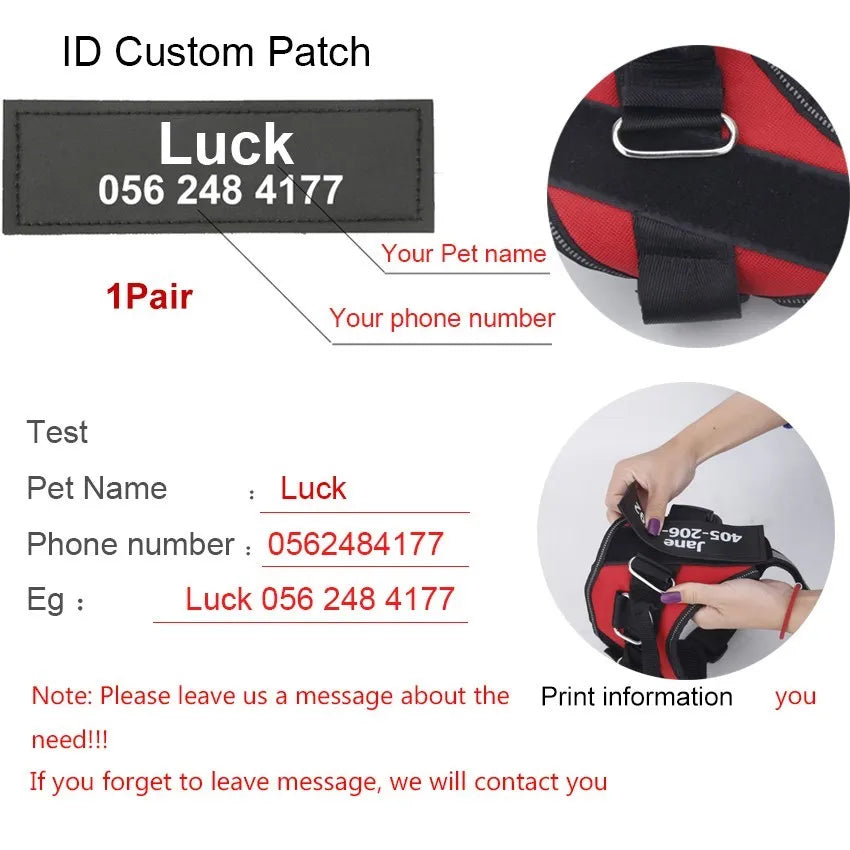 Adjustable Pet Harness Vest