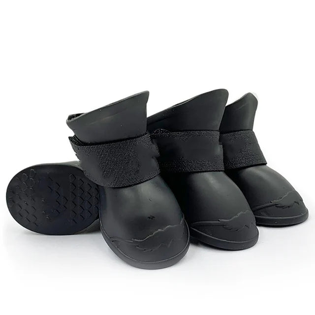 Pet 4Pcs Water Proof Rain Boots