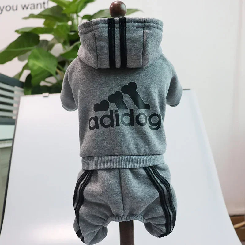 Pet "Adidog" Hooded Outfit