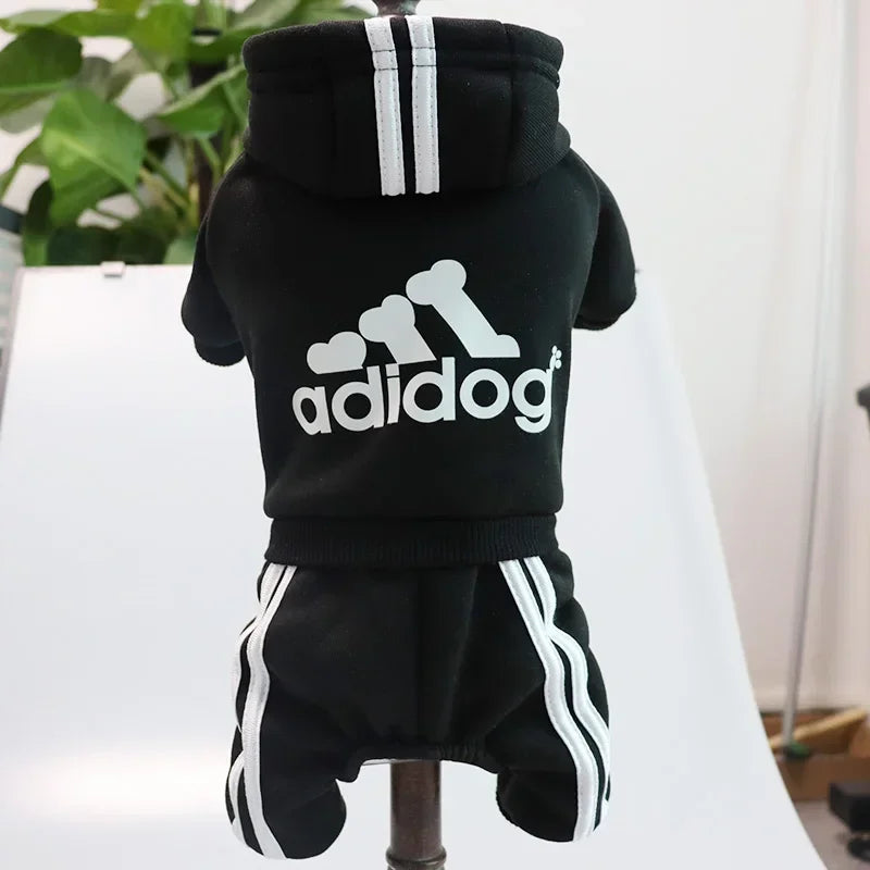 Pet "Adidog" Hooded Outfit