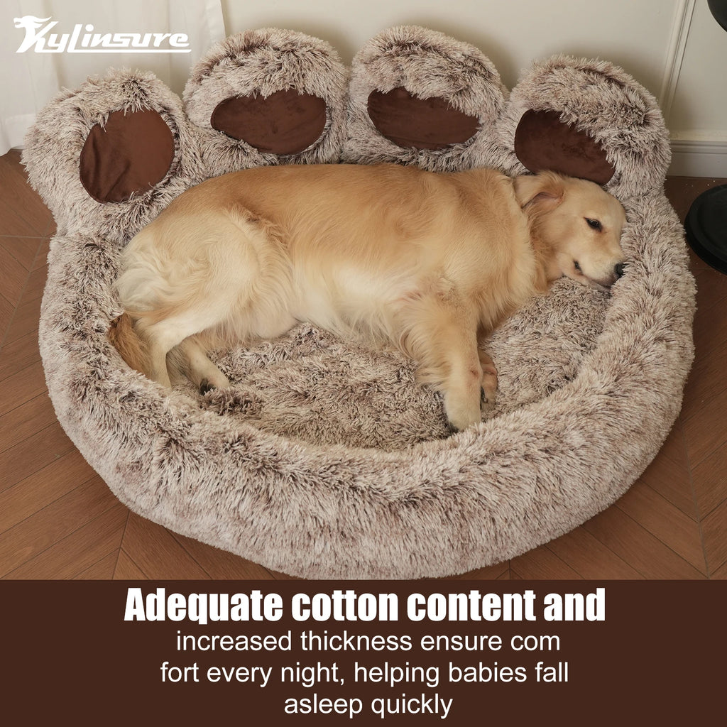 Round Plush Pet Bed