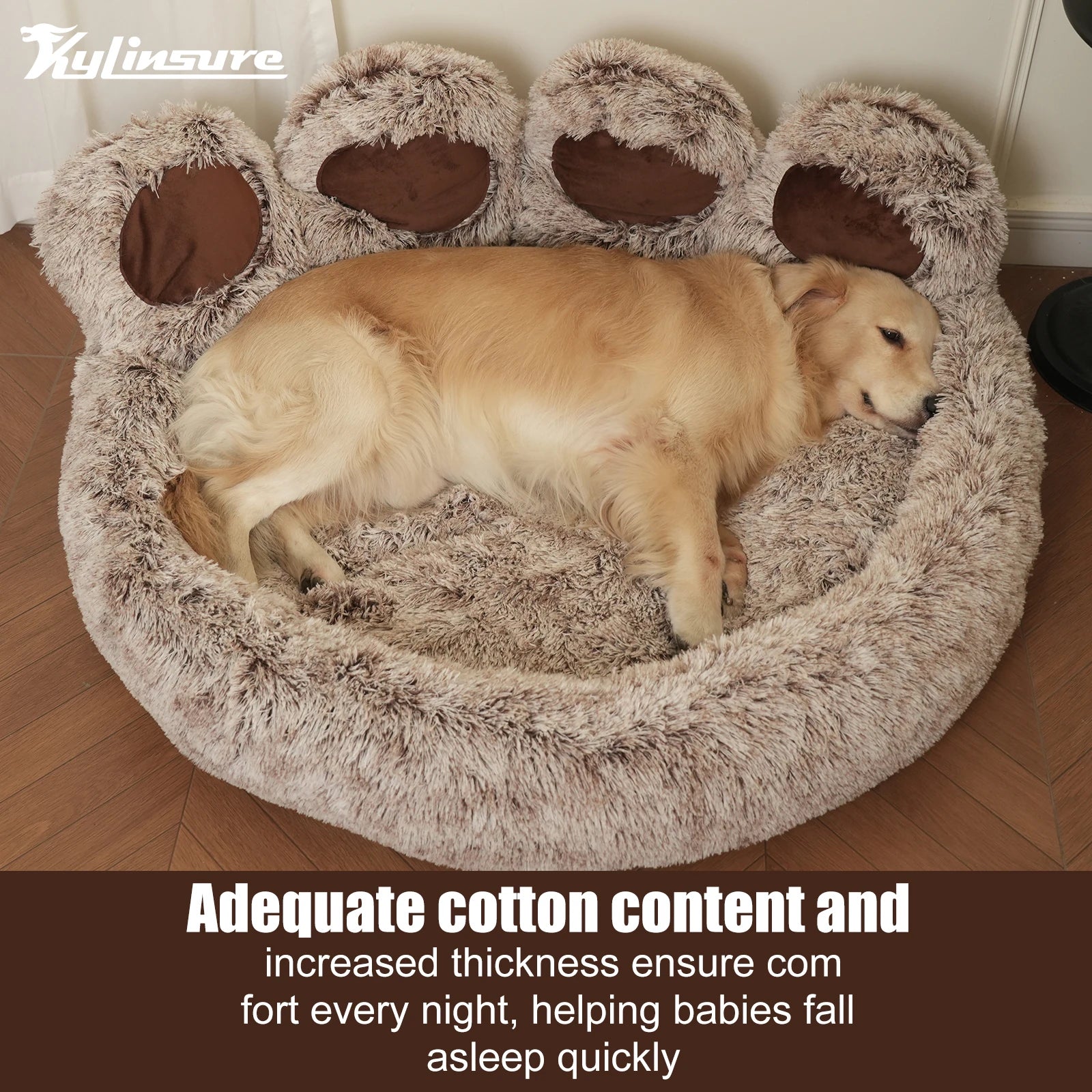 Round Plush Pet Bed