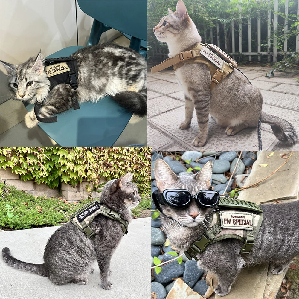 Pet Tactical Harness Traction Strap