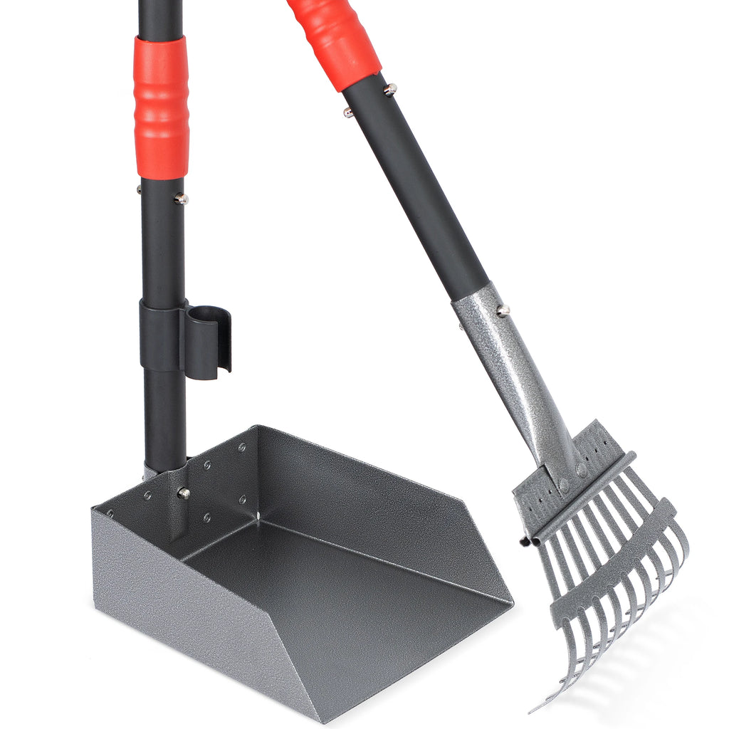 Pet Pooper Scooper, Tray and Rake Set