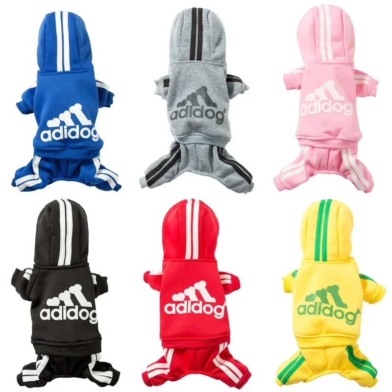 Pet "Adidog" Hooded Outfit