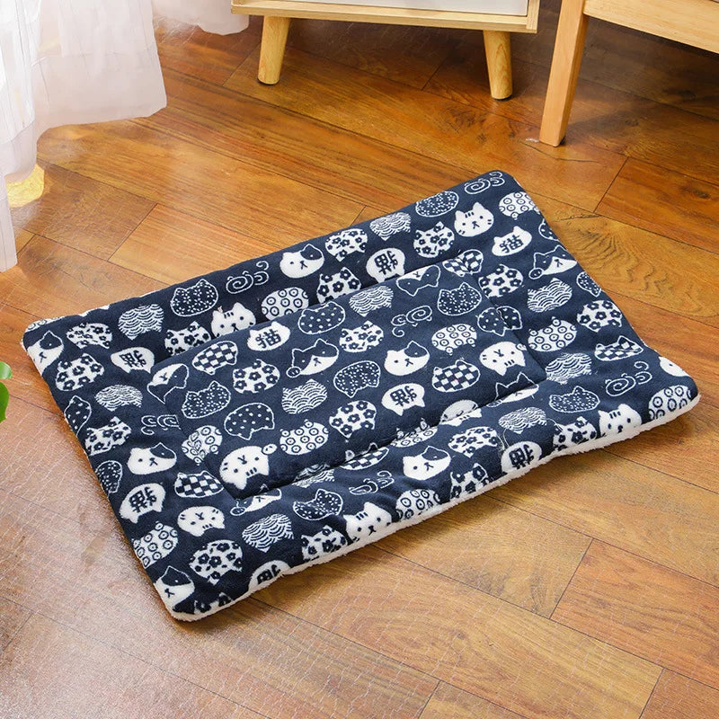 Flannel  Sleeping Mat  for Small Large Dog