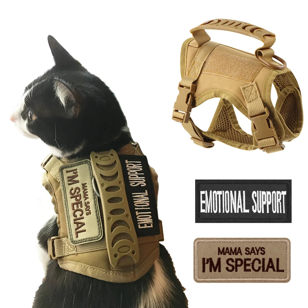 Pet Tactical Harness Traction Strap