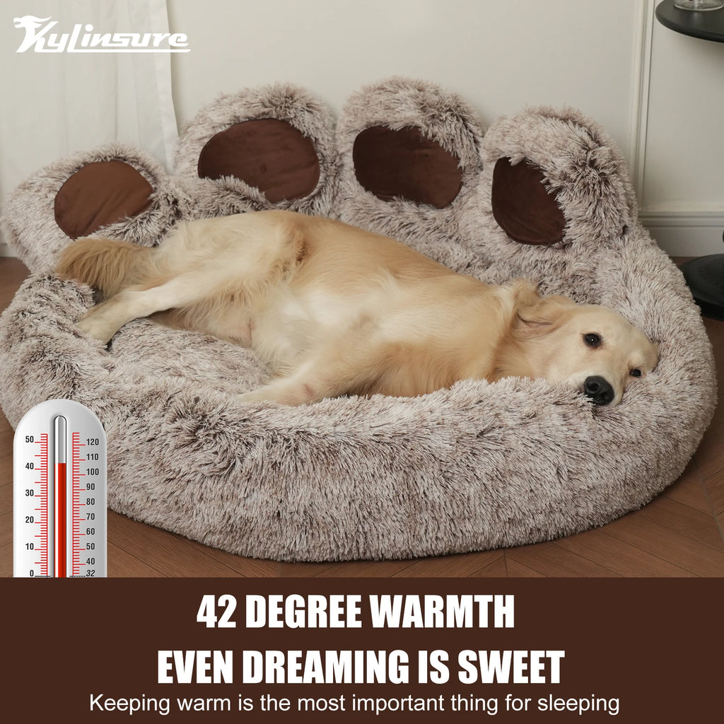 Round Plush Pet Bed