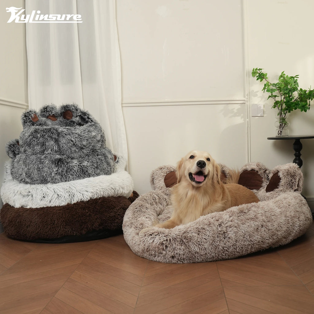 Round Plush Pet Bed