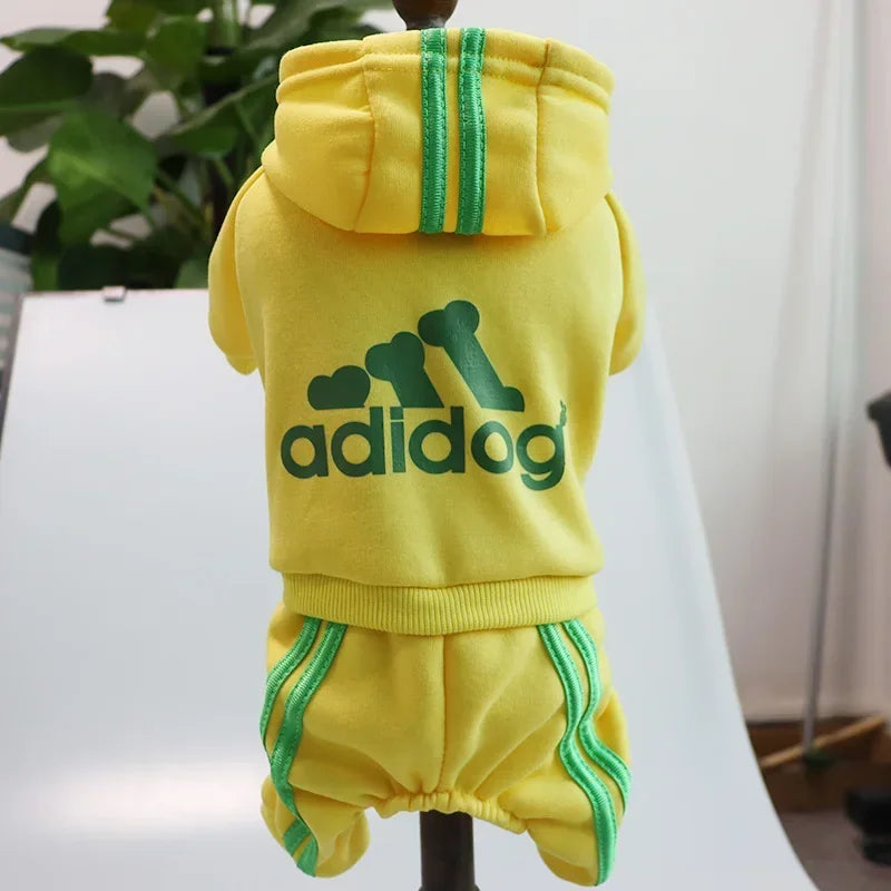 Pet "Adidog" Hooded Outfit