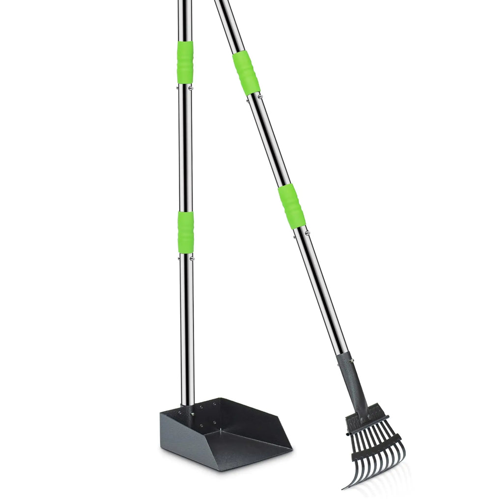 Pet Pooper Scooper, Tray and Rake Set