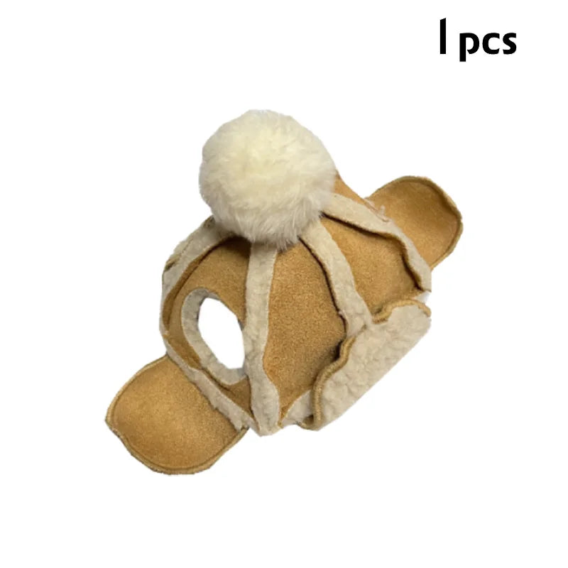 Pet Ear-popping adjustable Warm Hat