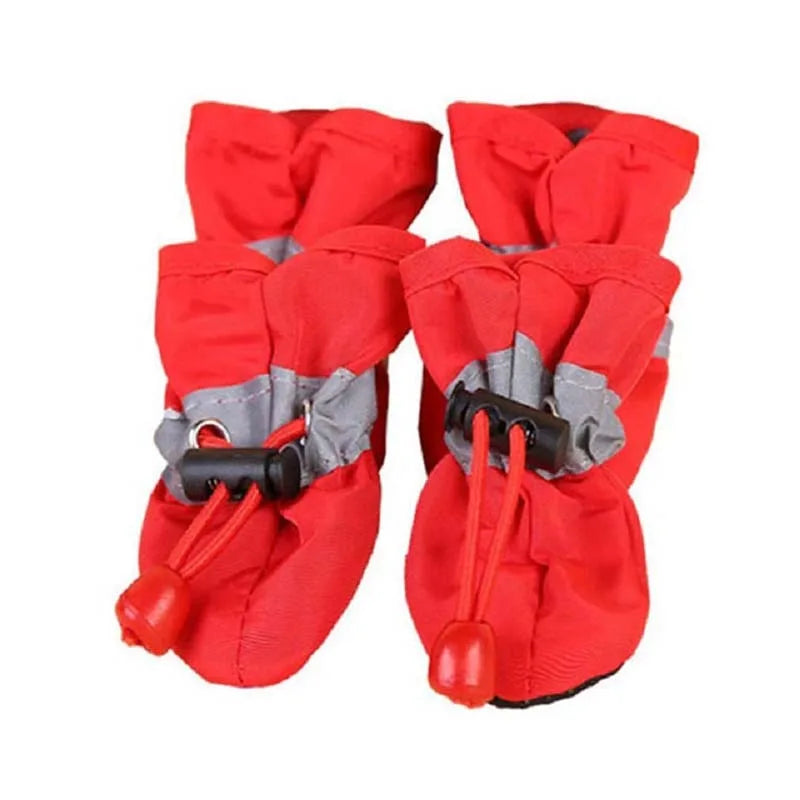 4pc Pet Anti-slip Warm Socks Booties