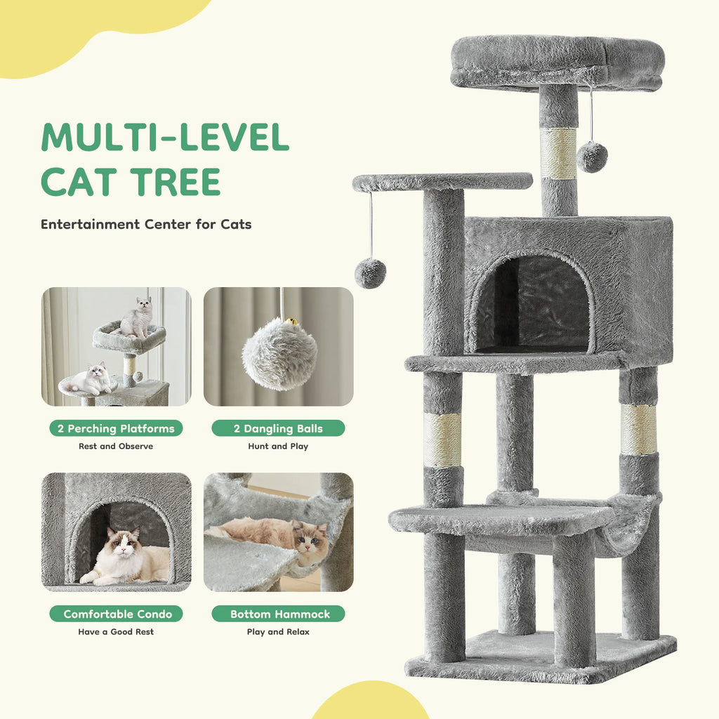 Cat Tree Tall Multi Climbing Tower