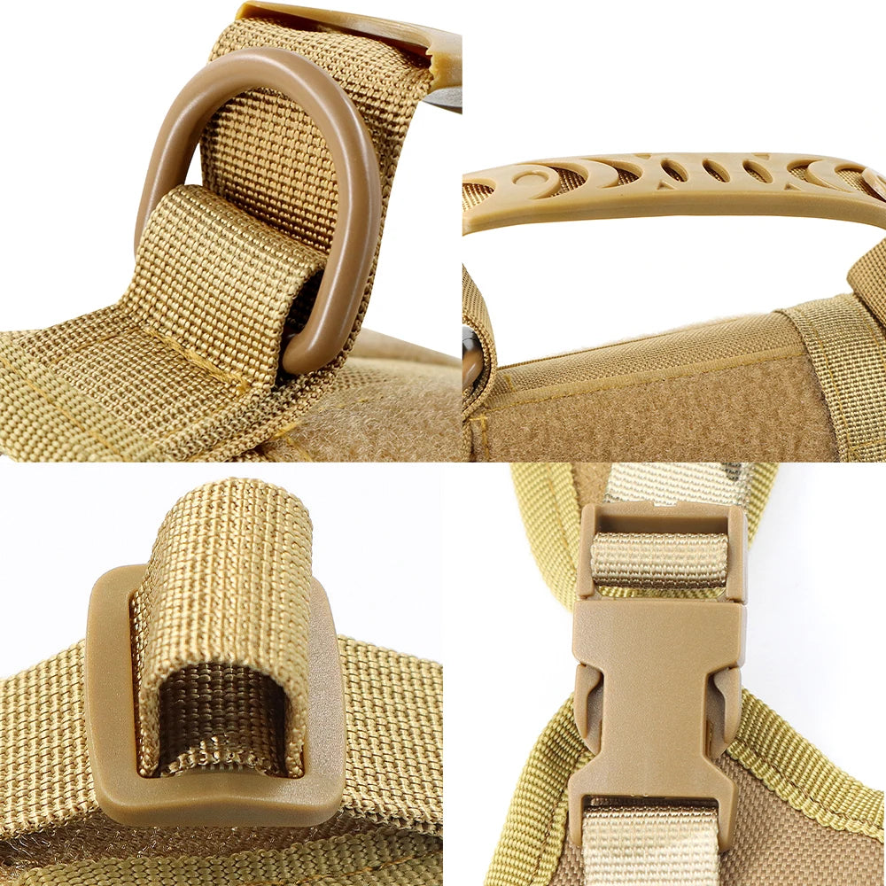 Pet Tactical Harness Traction Strap