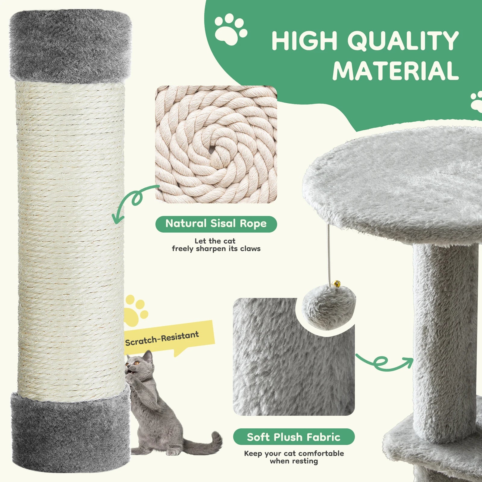 Cat Tree Tall Multi Climbing Tower