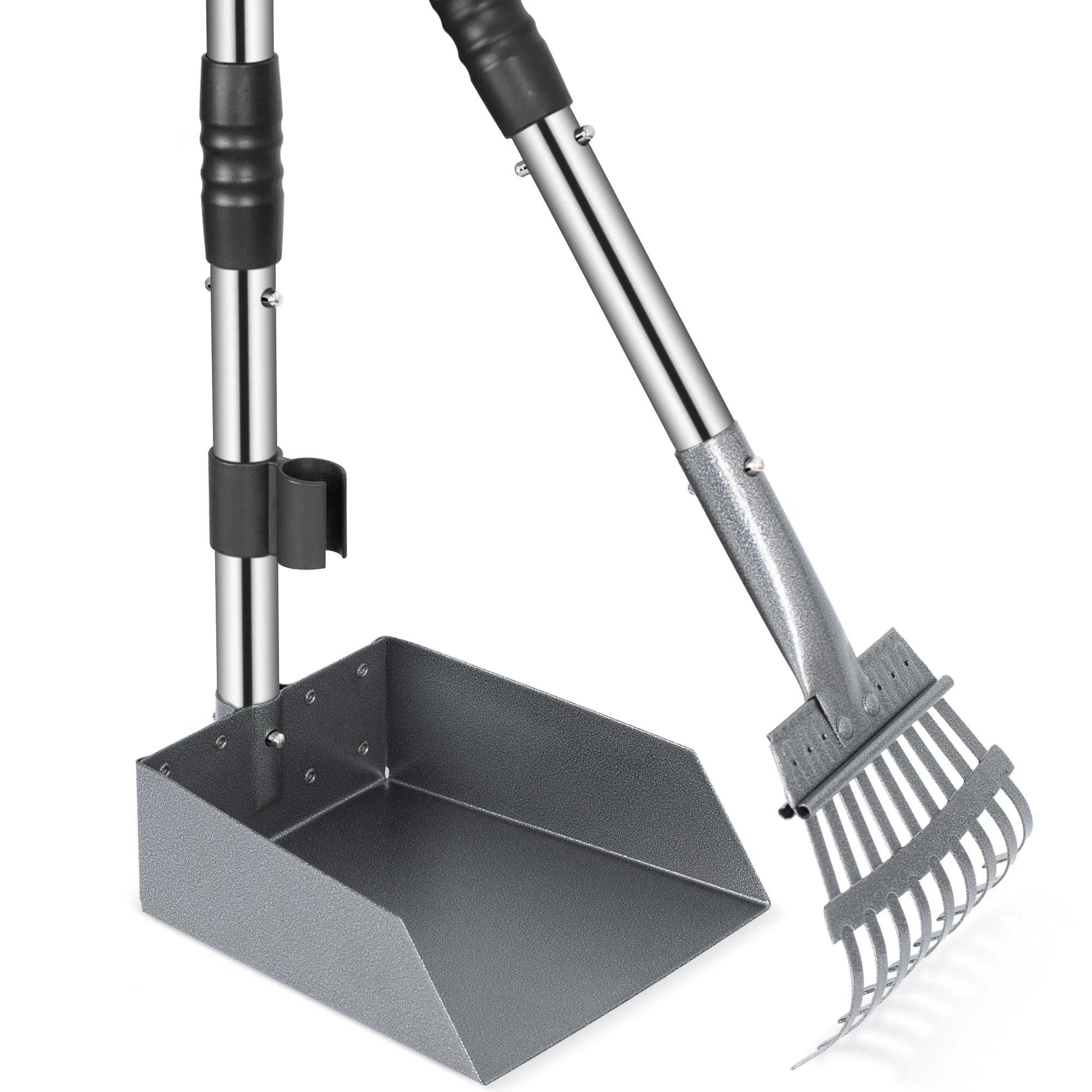 Pet Pooper Scooper, Tray and Rake Set