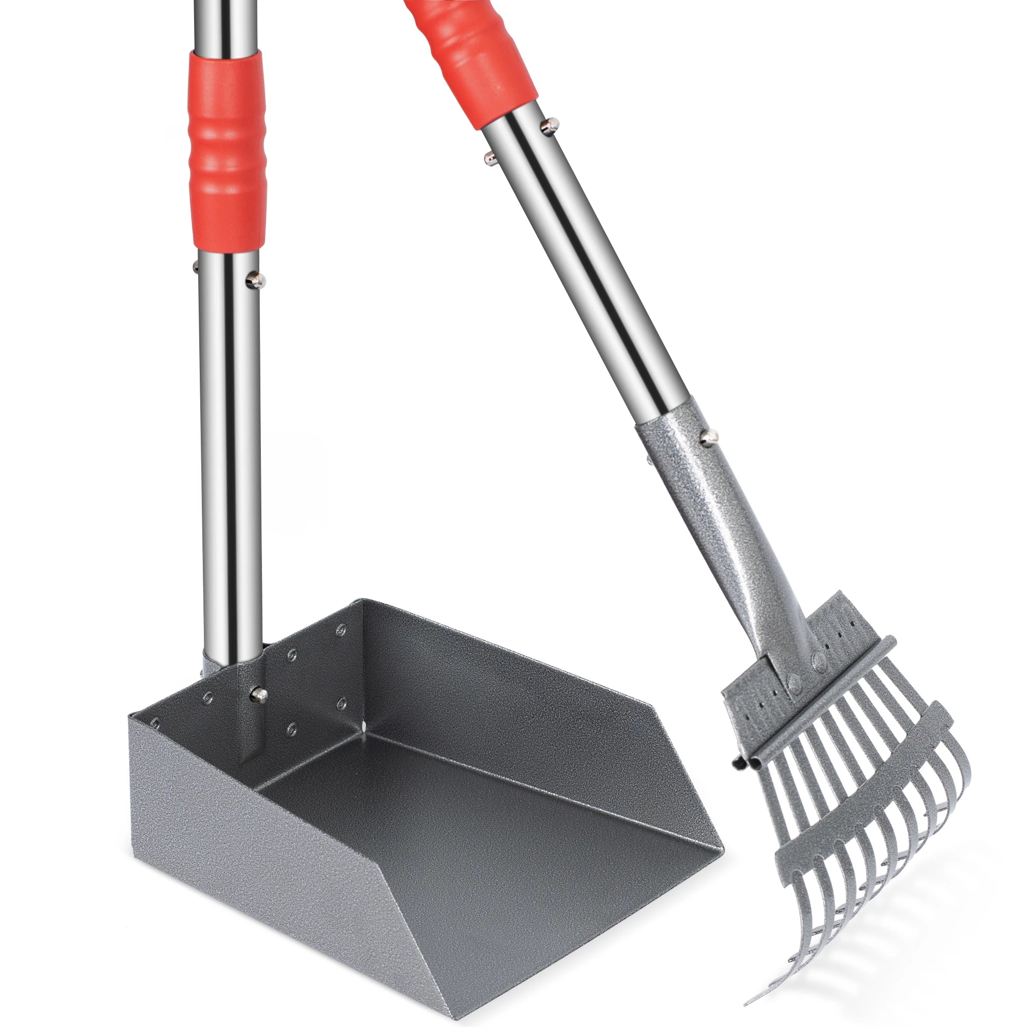 Pet Pooper Scooper, Tray and Rake Set