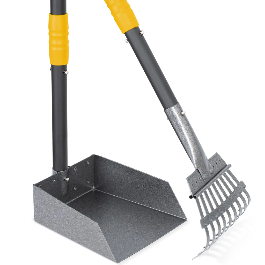 Pet Pooper Scooper, Tray and Rake Set