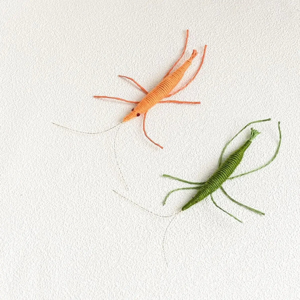 Cat Simulated wool shrimp toy containing catnip