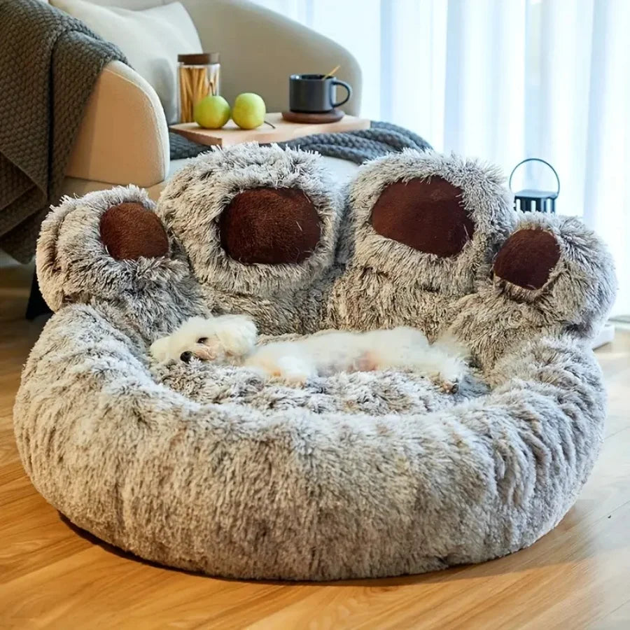 Round Plush Pet Bed