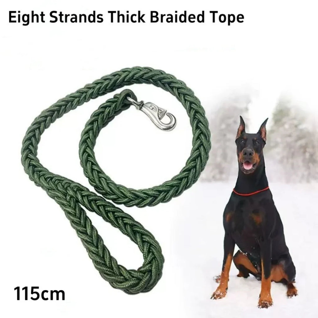Durable Nylon Braided Large Dog Leash Rope