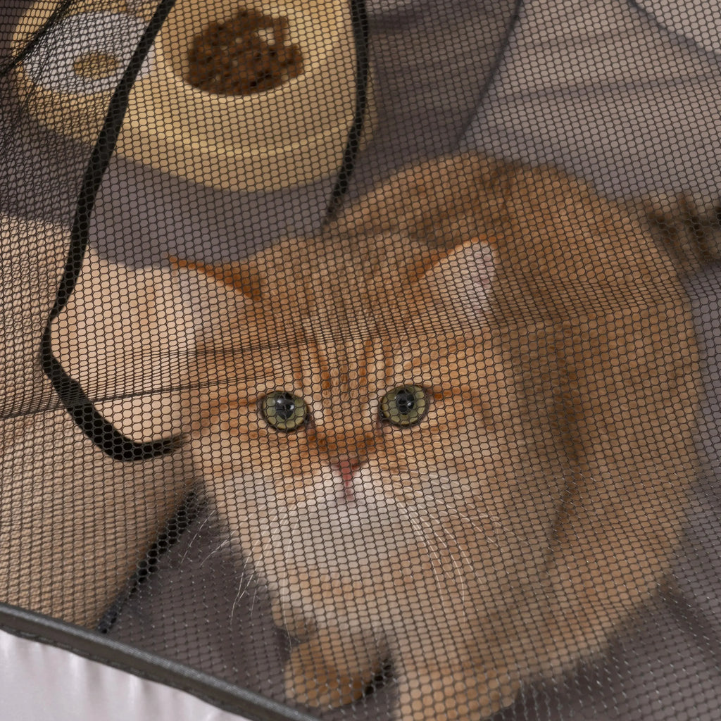 Foldable Square Pet Nest with Play Tunnel