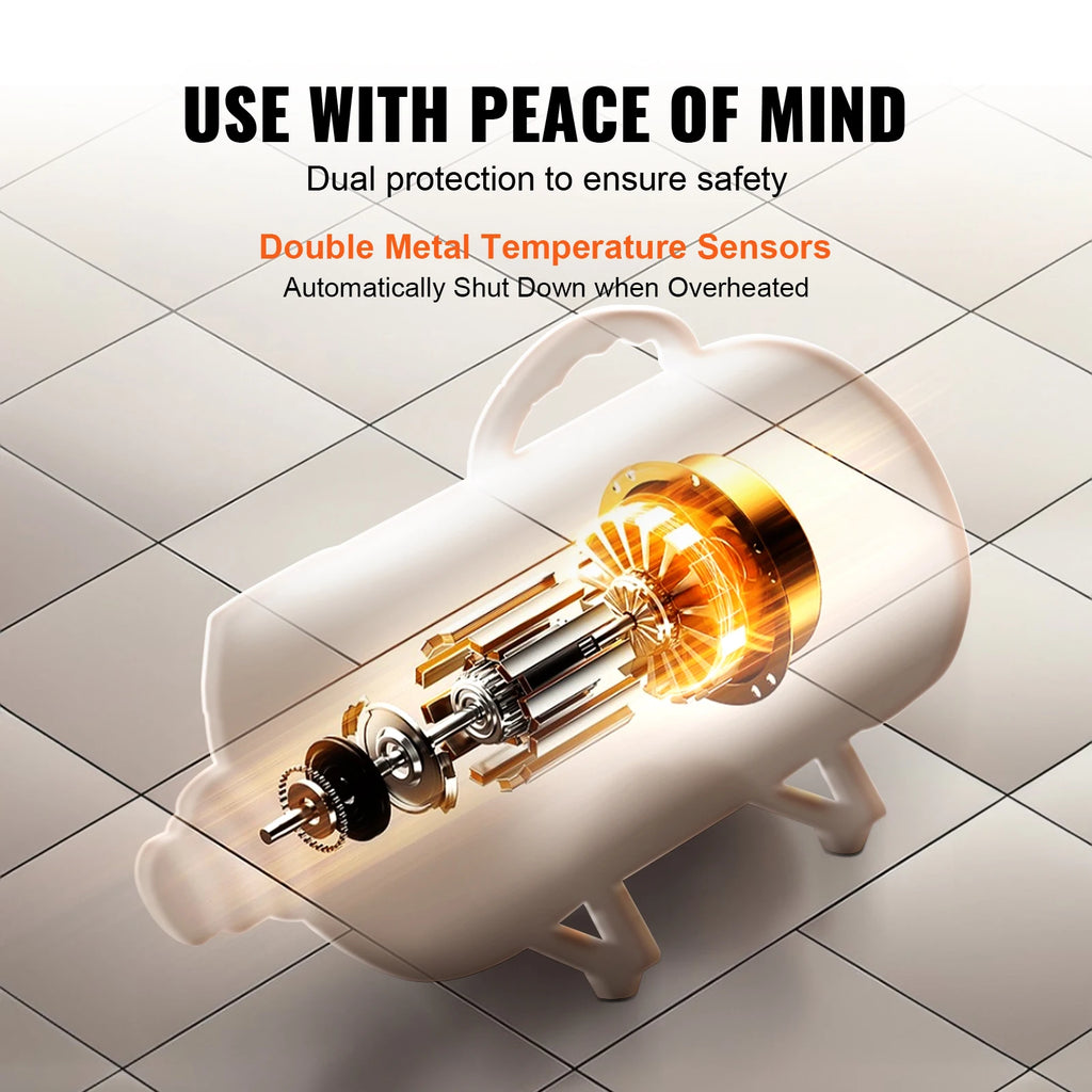 Pet Blow Dryer Grooming Adjustable Speed Temperature Control