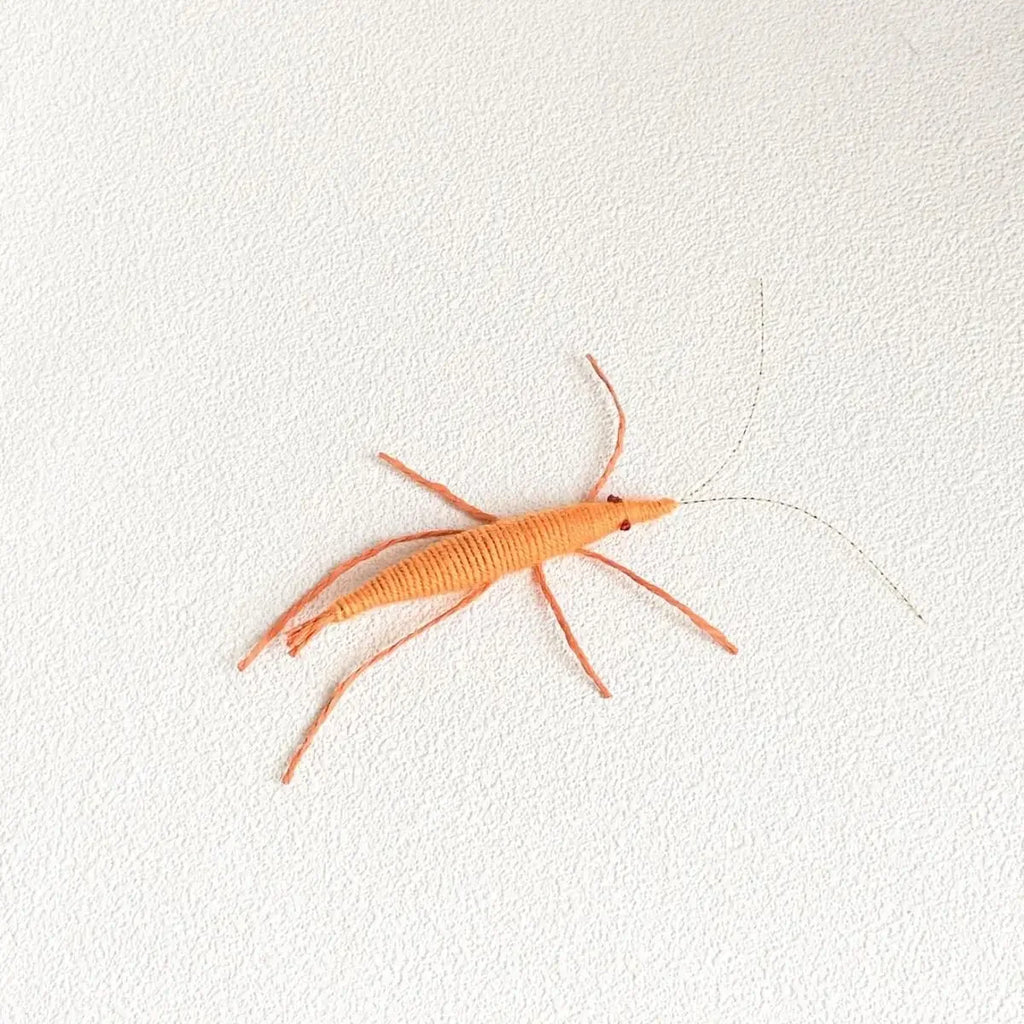 Cat Simulated wool shrimp toy containing catnip