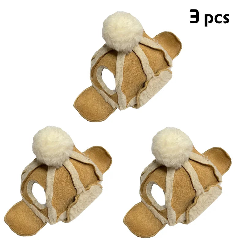 Pet Ear-popping adjustable Warm Hat