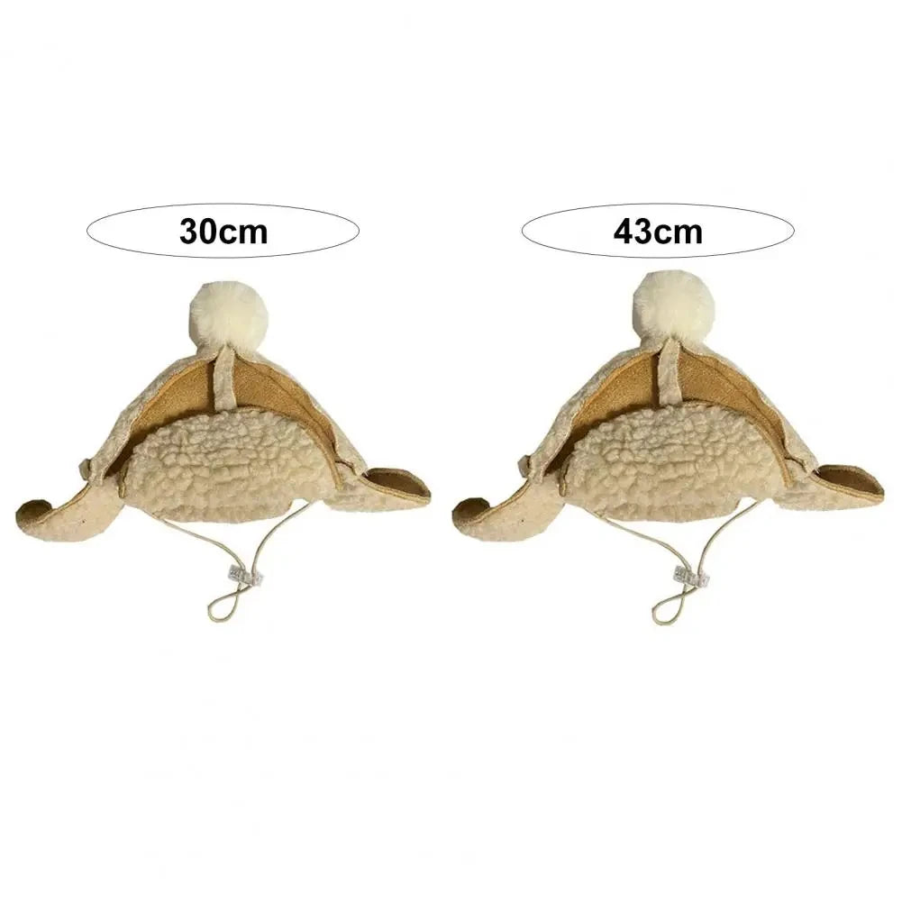 Pet Ear-popping adjustable Warm Hat