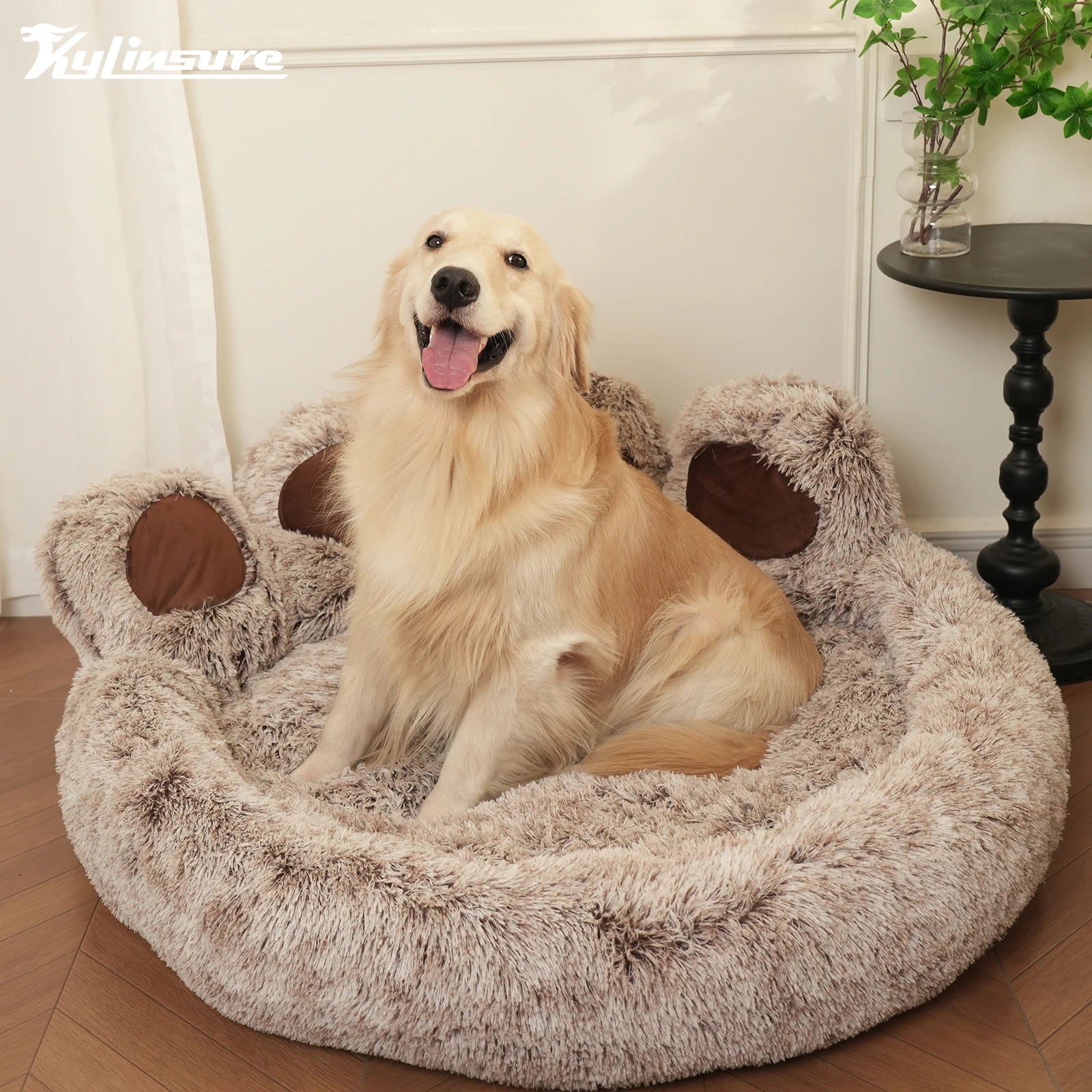 Round Plush Pet Bed