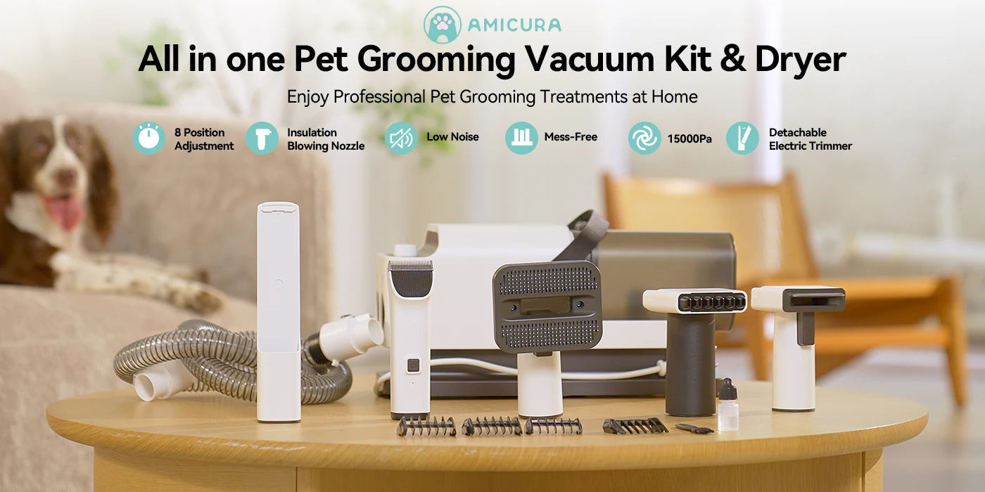 Pet Grooming, Vacuum Cleaner & Hair Dryer