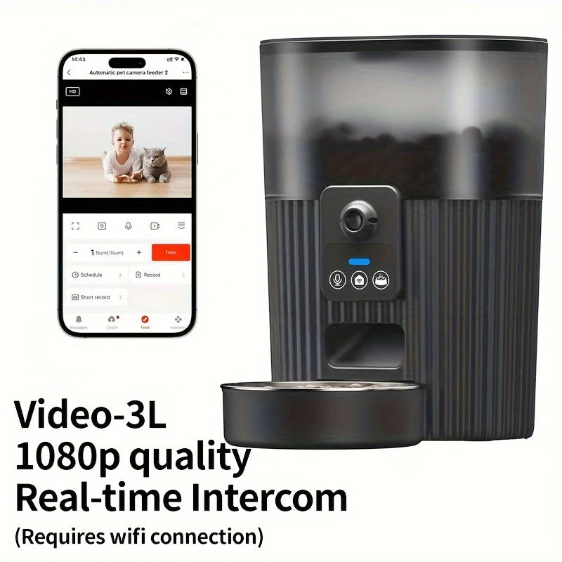 cat food dog food wifi remote smart cat pet food dispenser